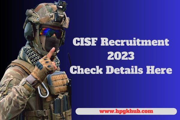 CISF Recruitment 2023