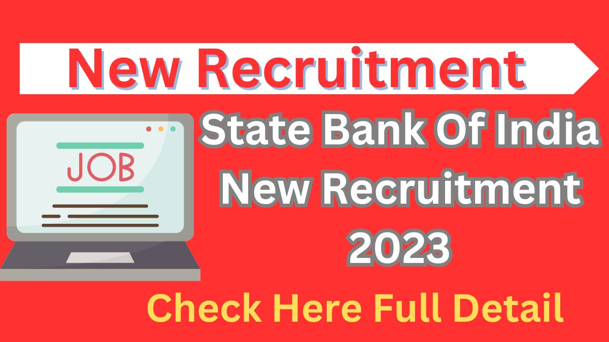 SBI recruitment 2023