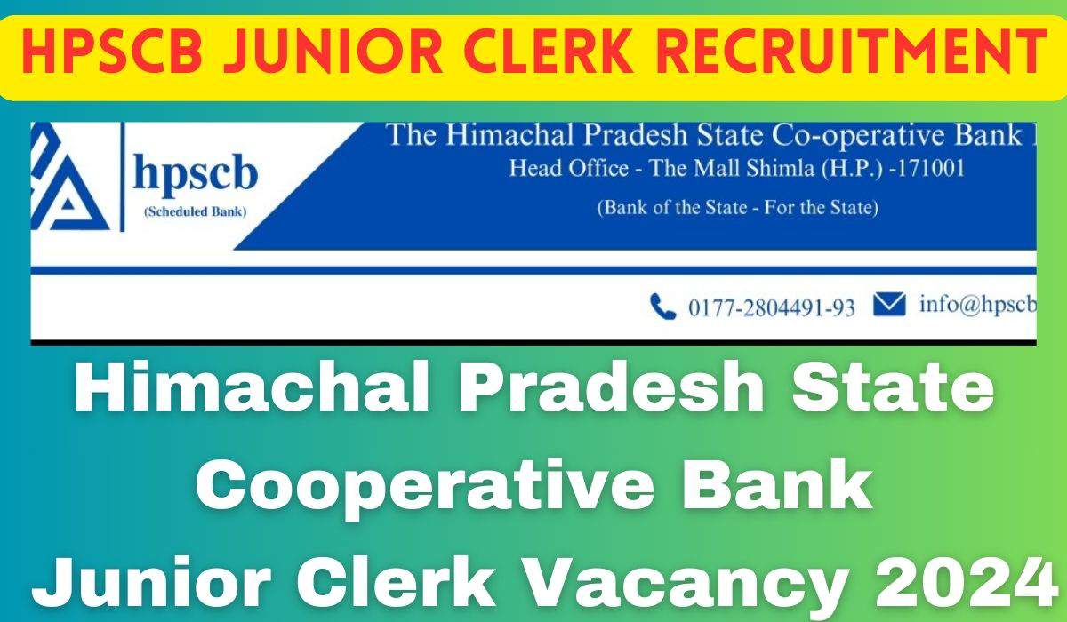 HPSCB Junior Clerk Recruitment