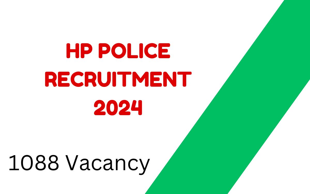 HP police recruitment 2024