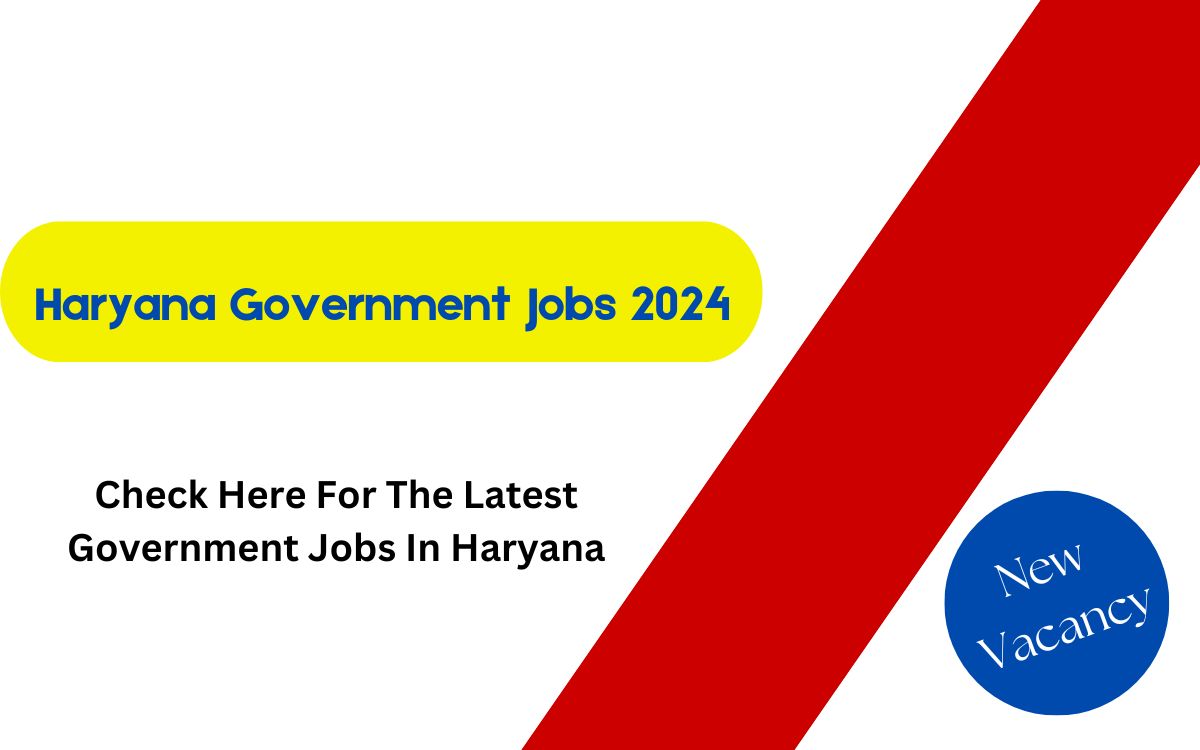 Haryana government job 2024