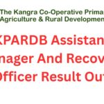 KPARDB result, KPARDB Assistant Manager and Recovery Officer Result